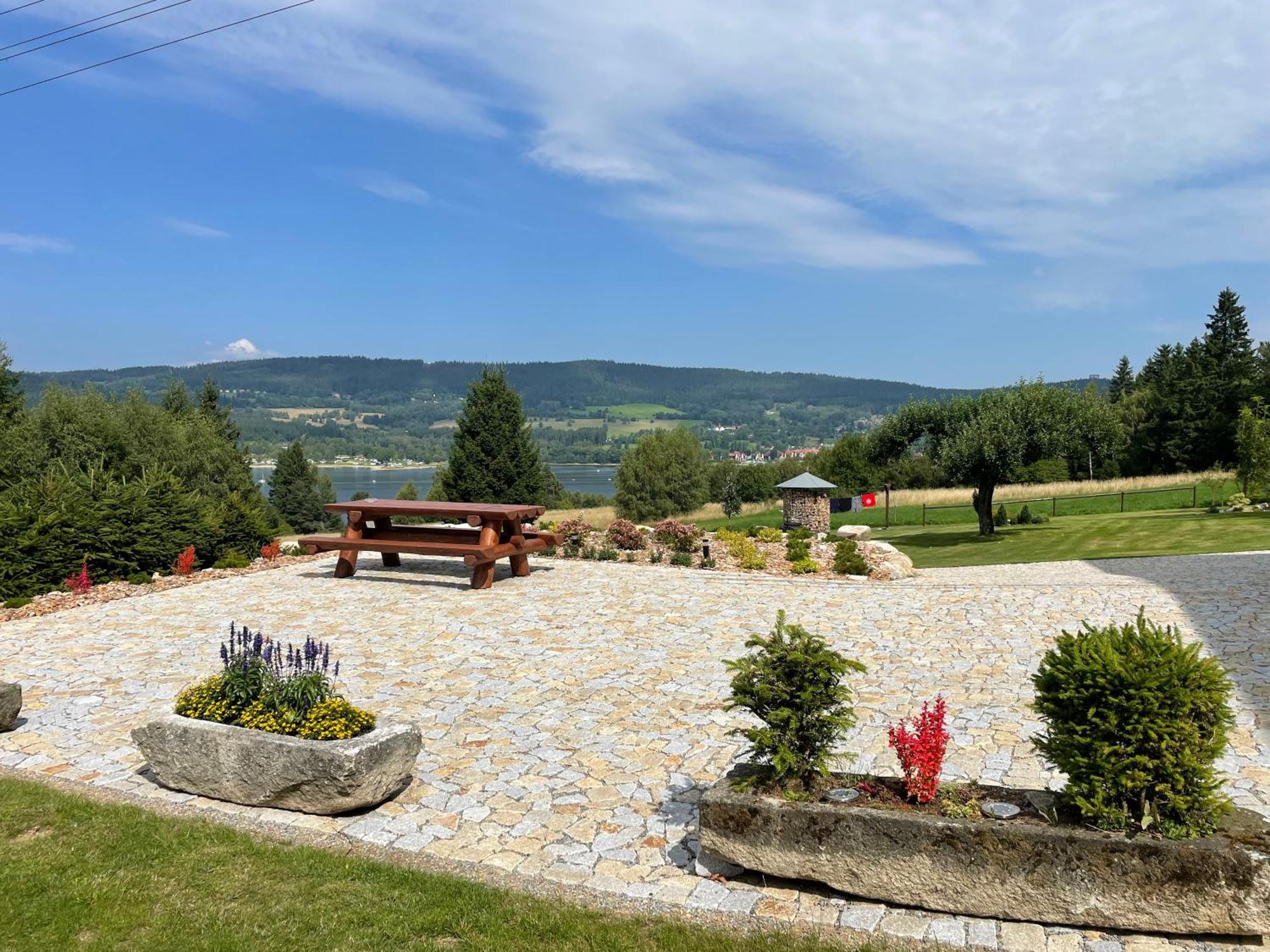 Apartmány HÁJOVNA Lipno Loučovice Kültér fotó
