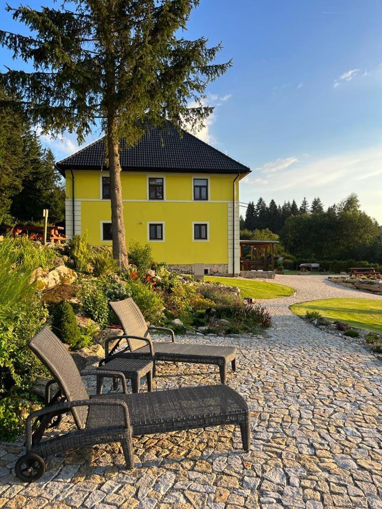 Apartmány HÁJOVNA Lipno Loučovice Kültér fotó