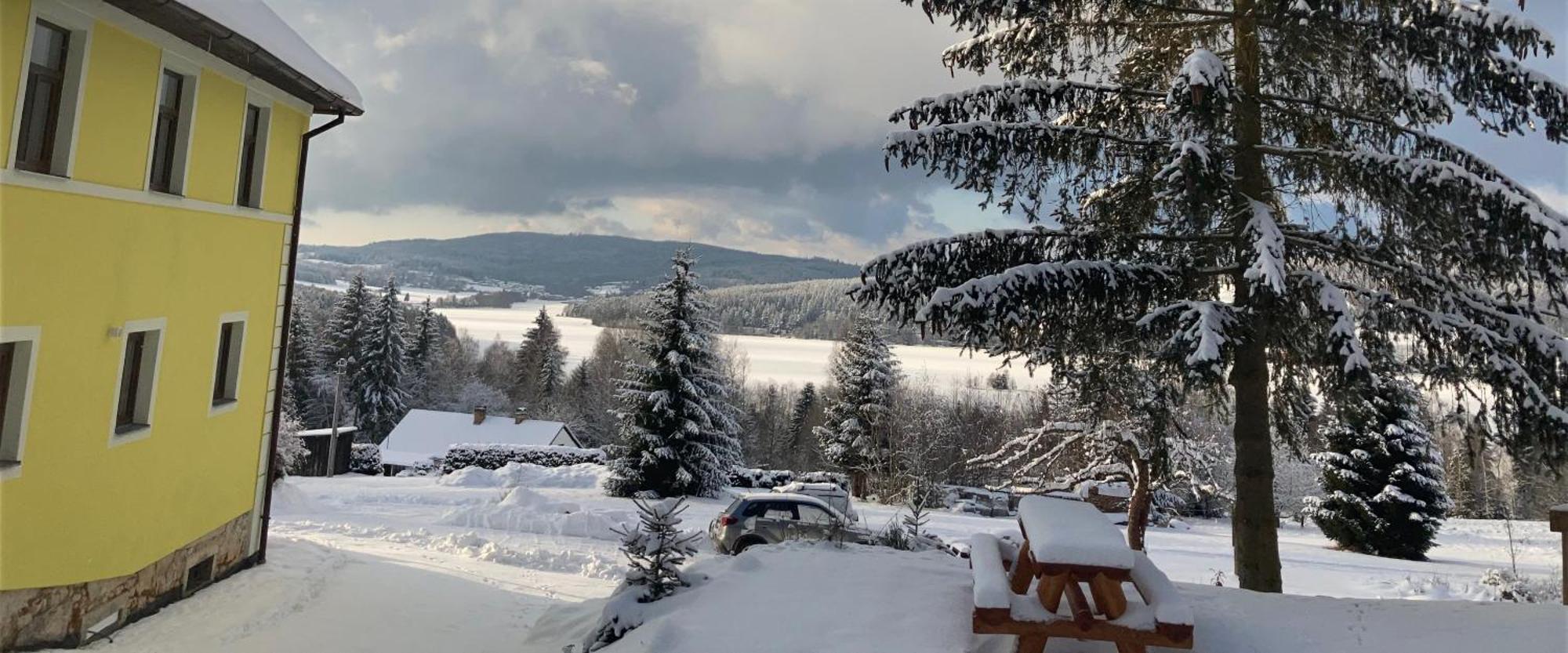 Apartmány HÁJOVNA Lipno Loučovice Kültér fotó